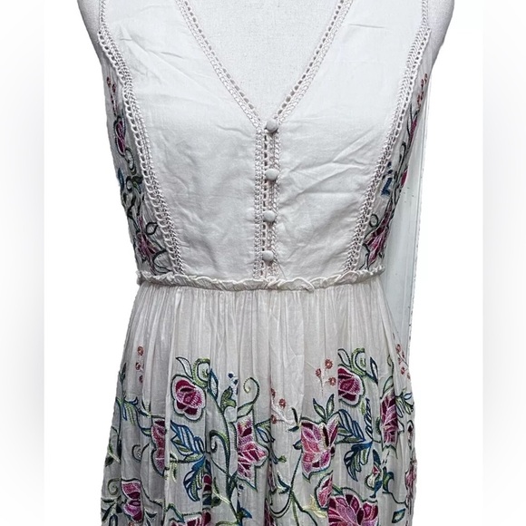 Sundance Maxi Dress Womens Size Small Sleeveless Embroidered - Picture 2 of 9